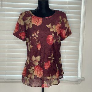 db collection Floral Shirt~sz 14~Nice!
